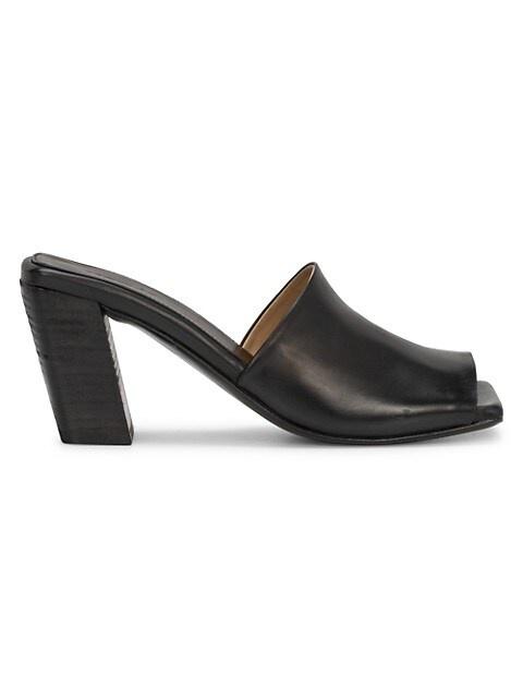 Marsèll Square-Toe Leather Mules