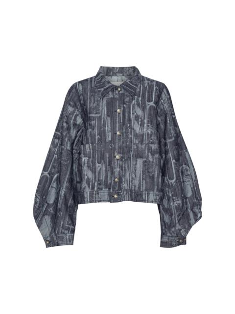 HENRIK VIBSKOV DIAL DENIM JACKET - INSTRUMENT CASE