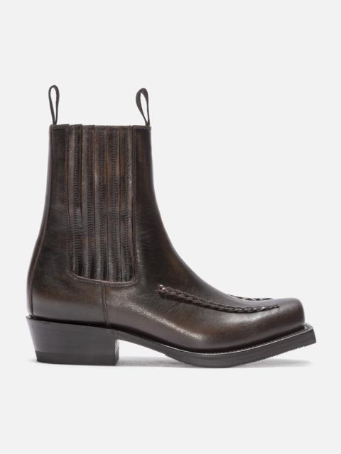 HEREU AGULLA SQUARE TOE CHELSEA BOOTS