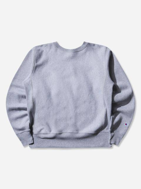 Champion Men's Made in USA Reverse Weave Relaxed Sweatshirt Oxford Gray