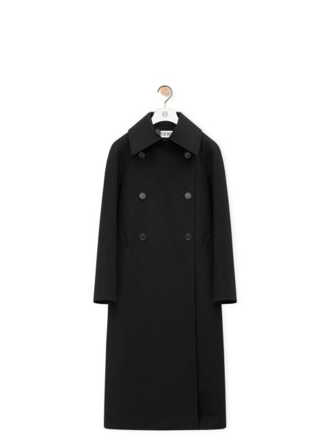 Loewe Double-breasted coat in wool and cashmere