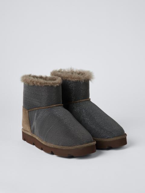 Brunello Cucinelli Precious boots with shearling lining
