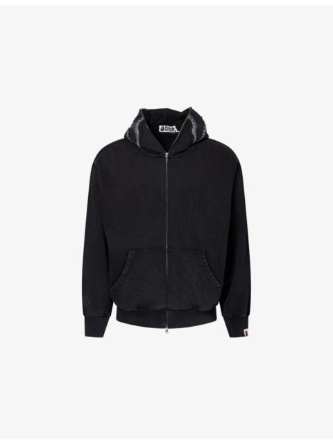 A BATHING APE® Shark Relaxed-Fit Cotton-Jersey Hoody