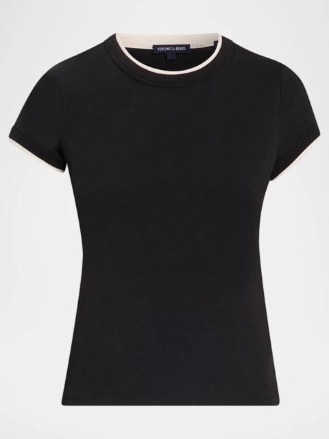VERONICA BEARD Devin Stretch-Cotton T-Shirt