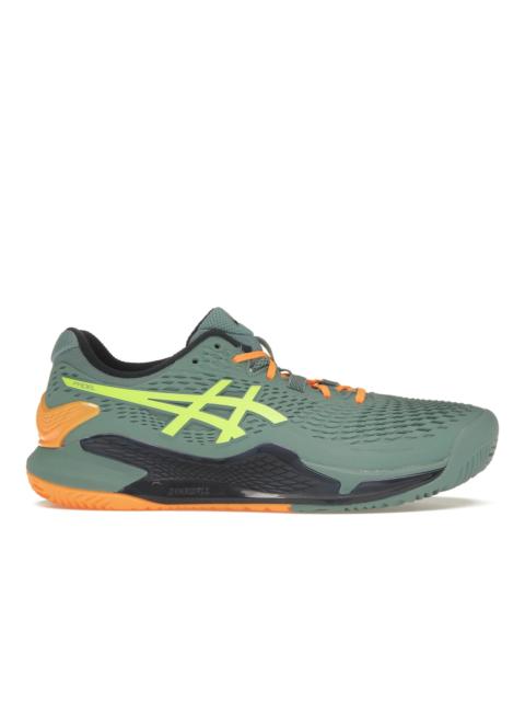 ASICS Gel-Resolution 9 Padel Celadon Safety Yellow