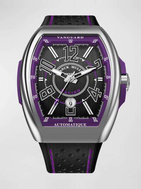 FRANCK MULLER Men's Vanguard Racing Automatic Black and Purple Accent Watch