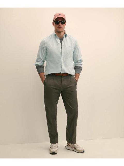 Brooks Brothers Pleated Traditional Fit Cotton Advantage Chino® Pants