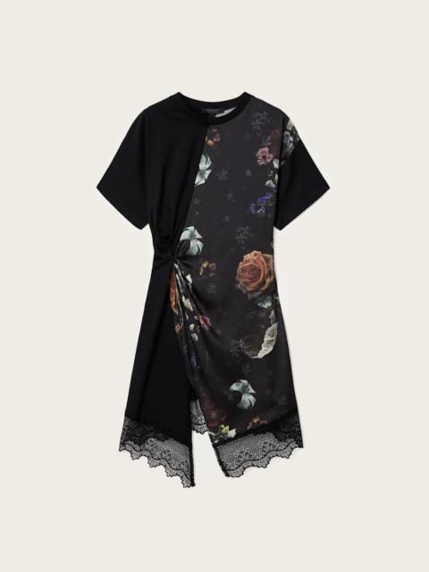 ALLSAINTS LANA LACE FLORAL MINI DRESS