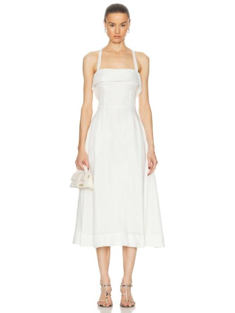 NICHOLAS Carmelia Banded Corset Midi Dress