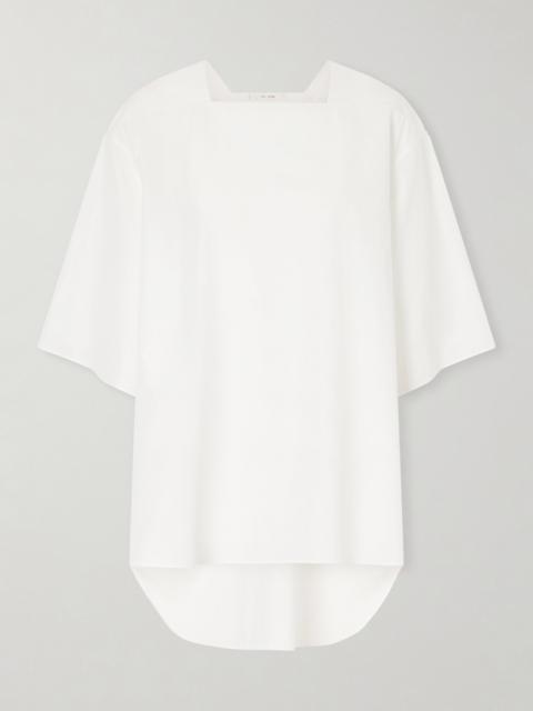 The Row Hamza Oversized Cotton-poplin Top