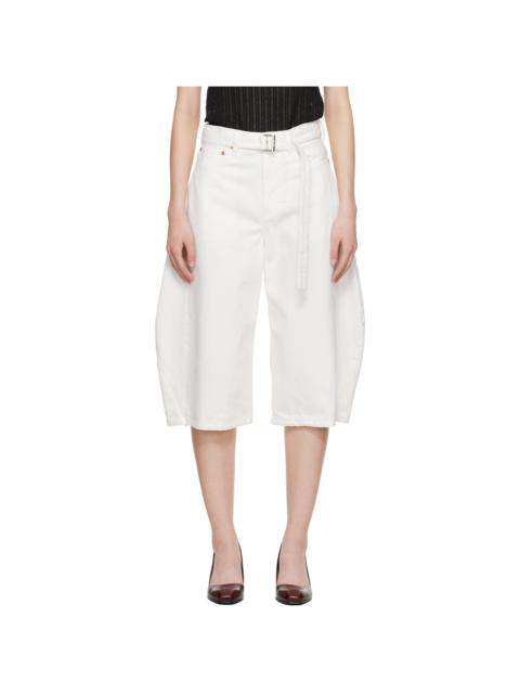 sacai Off-White Denim Jeans