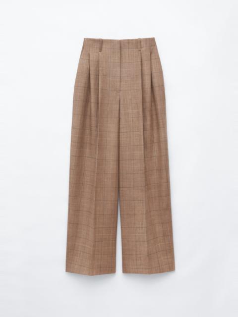 & Other Stories Pleated Wool Trousers