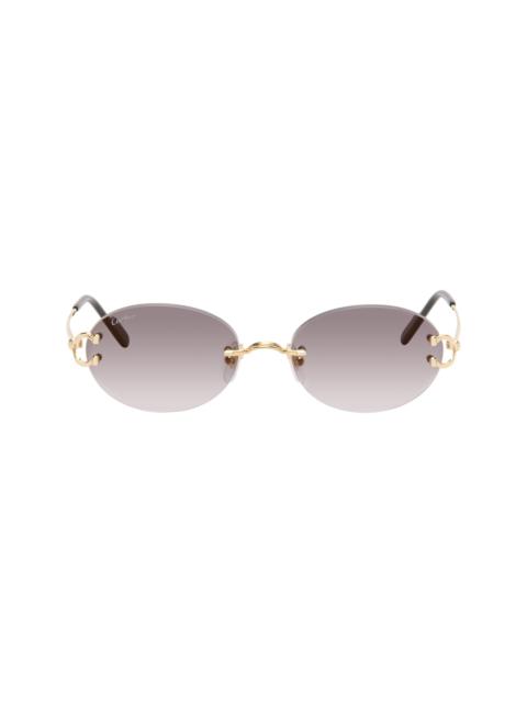 Cartier Gold Classic C Motif Sunglasses