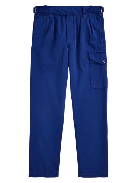 Polo Ralph Lauren Men's Relaxed Fit Pleated Twill Cargo Pants - Chalet Blue