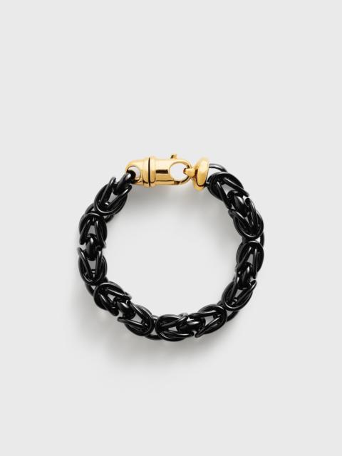 TOTEME Byzantine bracelet black/gold