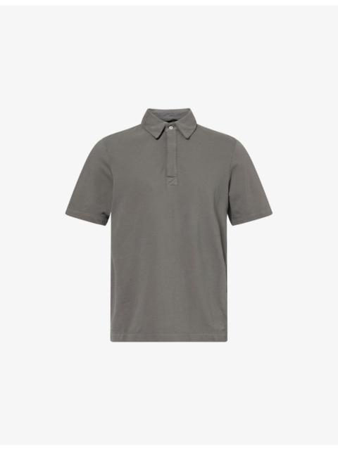 7 For All Mankind Regular-Fit Short-Sleeve Cotton Polo Shirt