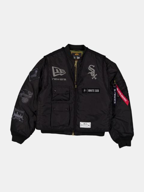 Nike CHICAGO WHITE SOX X ALPHA X NEW ERA MA-1 BOMBER JACKET WITH VEST
