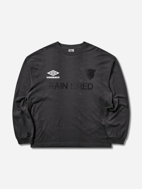 umbro Rain Bred Longsleeve T-Shirt Washed Black