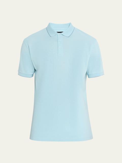 GIORGIO ARMANI Men's Cotton Pique Polo Shirt