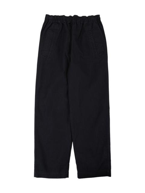 MARGARET HOWELL MHL Wide Leg Jogger Dry Cotton Linen Black