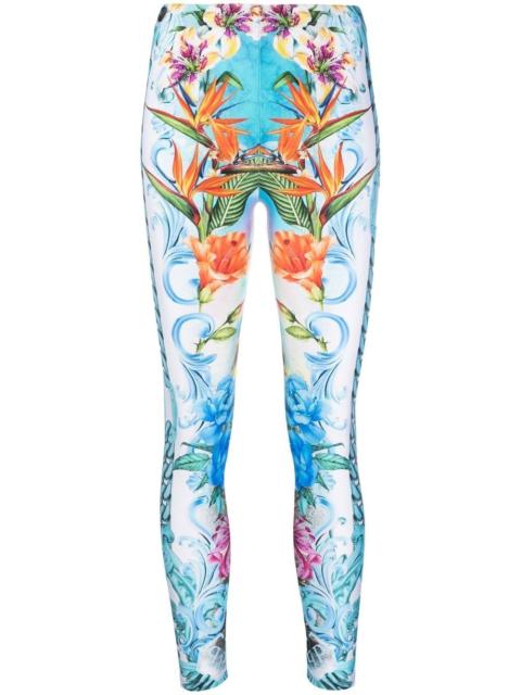 PHILIPP PLEIN Hawaii graphic-print leggings