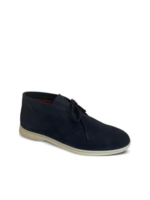 Loro Piana suede lace-up boots