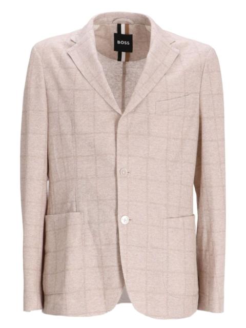 BOSS checked blazer