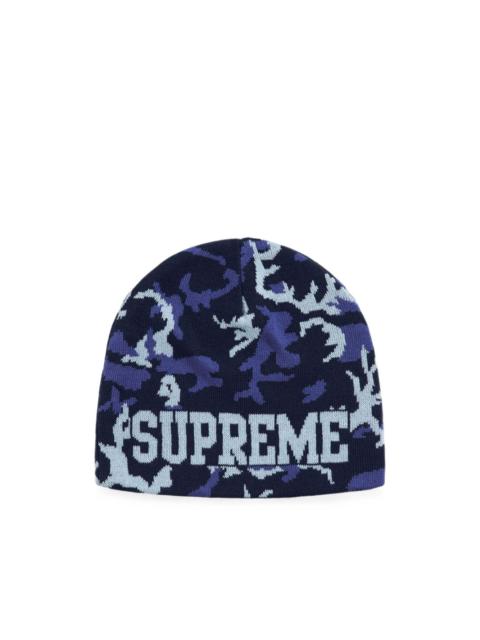 Supreme reversible camo-print beanie hat