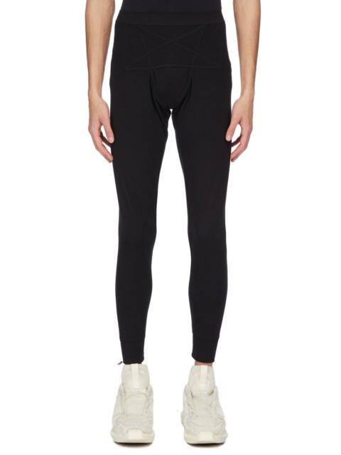 Rick Owens pentagram-stitch thermal leggings