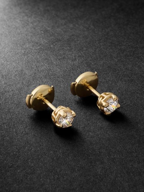 HOORSENBUHS® 18-Karat Gold Diamond Earrings