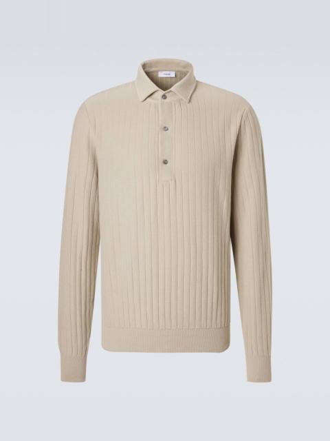 LARDINI Cotton polo sweater