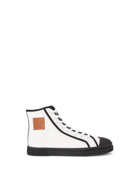 Loewe High top sneakers in canvas