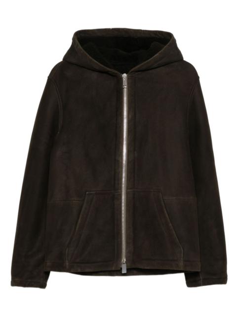 Yves Salomon hooded zip jacket