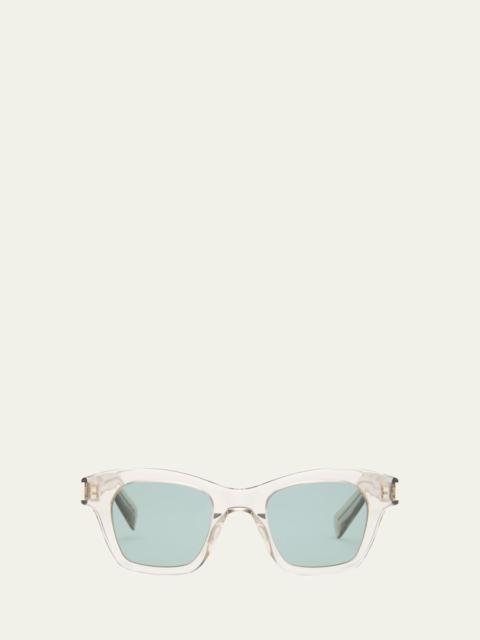 SAINT LAURENT SL 592 Acetate Rectangle Sunglasses