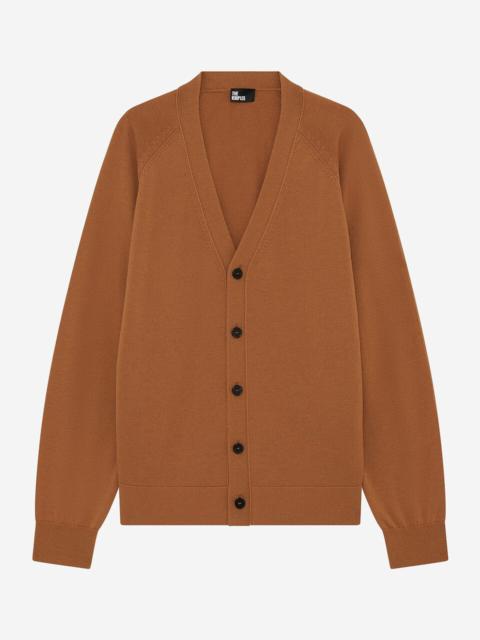 The Kooples CAMEL WOOL CARDIGAN