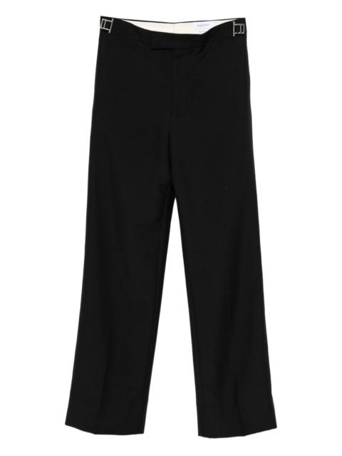 Alexander McQueen buckle-fastening trousers