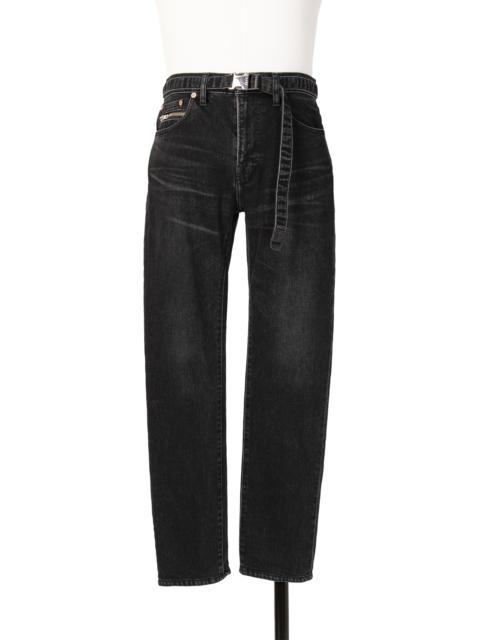 sacai Slim Tapered Denim Pants