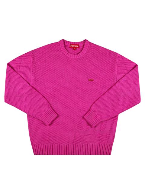 Supreme Textured Small Box Sweater 'Pink'