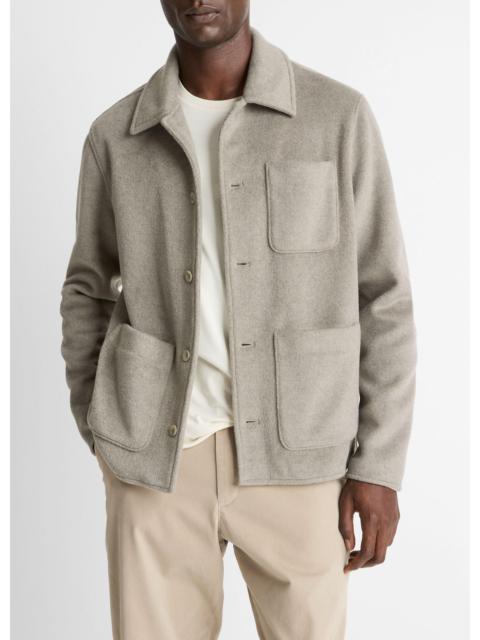 Vince Double-Knit Chore Jacket