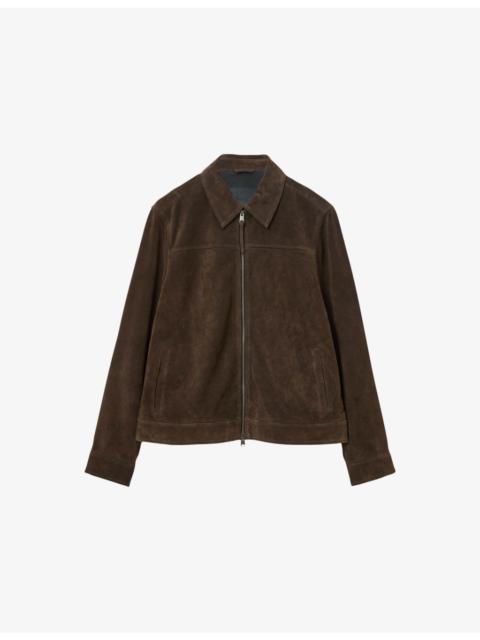 ALLSAINTS Rhone Collared Suede Jacket