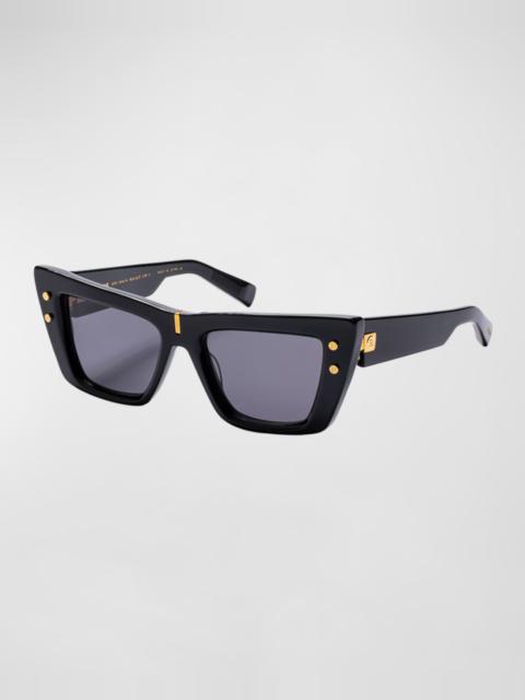 Balmain B-Eye Acetate Cat-Eye Sunglasses