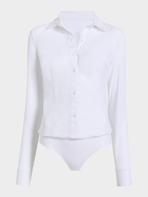 commando Classic Ribbed Button-Down Bodysuit
