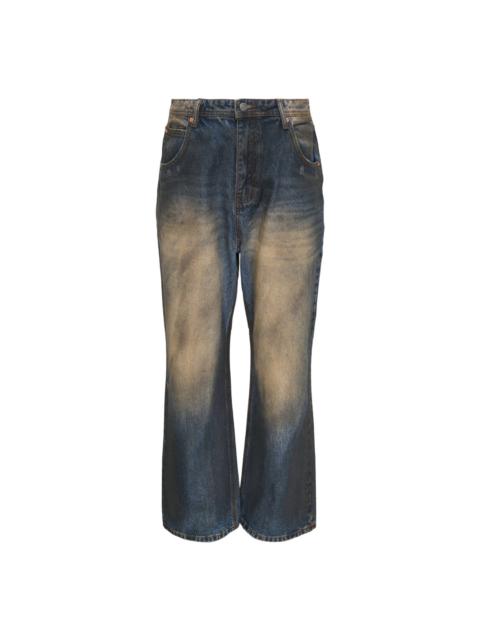 Andersson Bell Coated Blue Wide-Leg Jeans