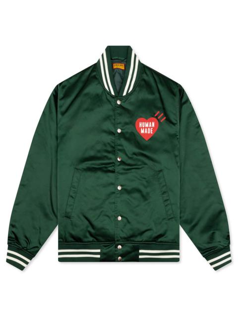 Human Made NYLON STADIUM JACKET - GREEN