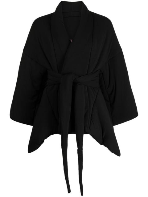 Rick Owens Lilies belted cropped jacket