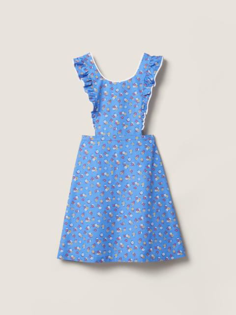 Miu Miu Poplin pinafore dress