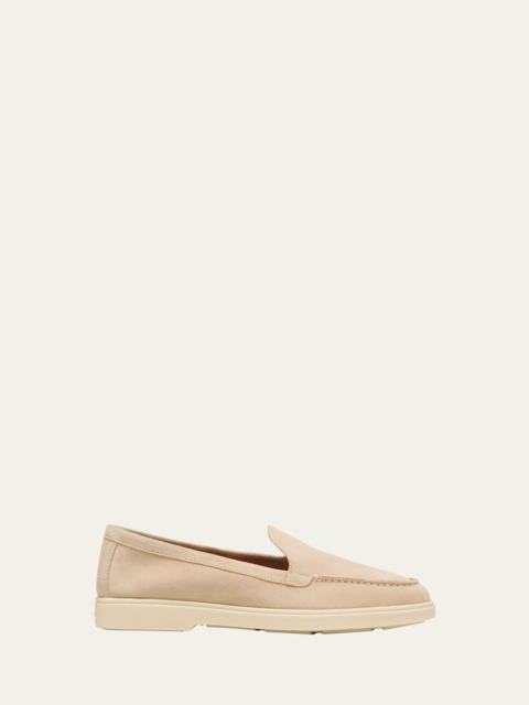 Santoni Yaltamoc Suede Slip-On Loafers