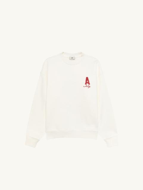 AUTRY HERITAGE SWEATSHIRT WITH WASHED EFFECT UNISEX