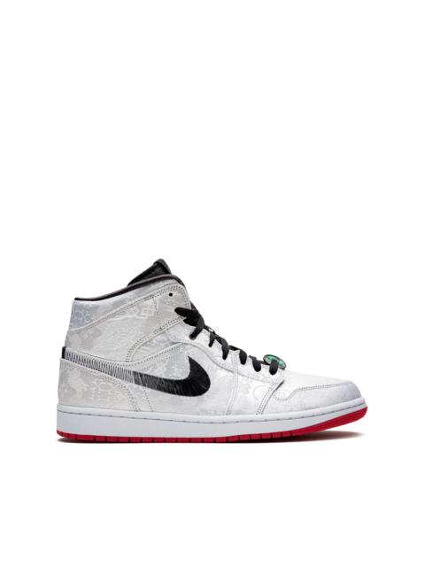 Jordan x Edison Chen Air Jordan 1 Mid "Fearless - CLOT Silk" sneakers