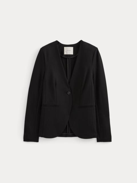 EVERLANE COLLARLESS PONTE BLAZER